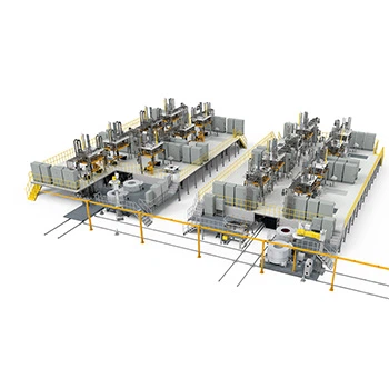 LPDC production line with furnace changeover system